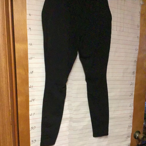 J JILL women's leggings with pockets (front only) sz XS black  EUC - Picture 1 of 15